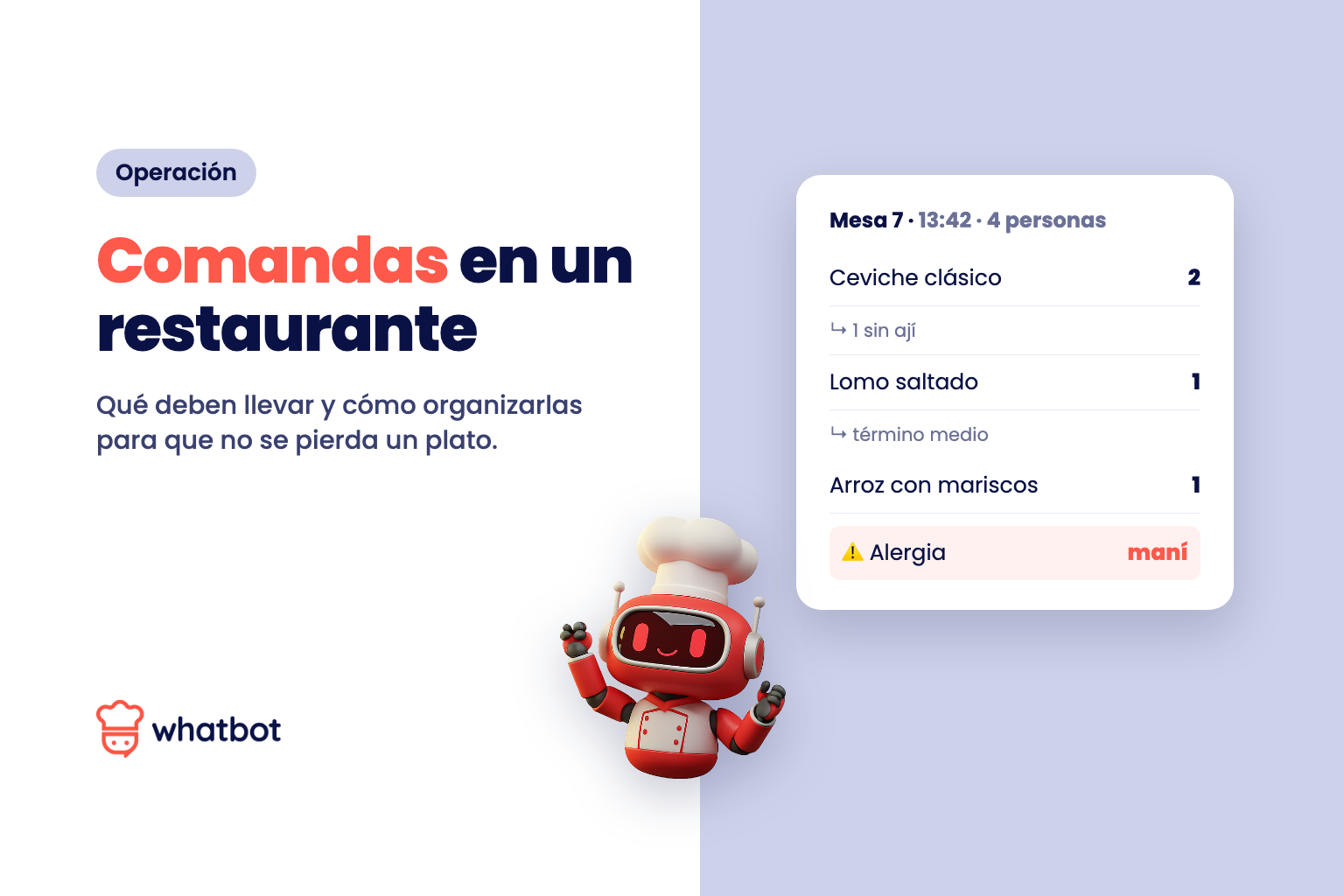 Comandas en un restaurante: qué deben llevar y cómo organizarlas para que no se pierda un plato