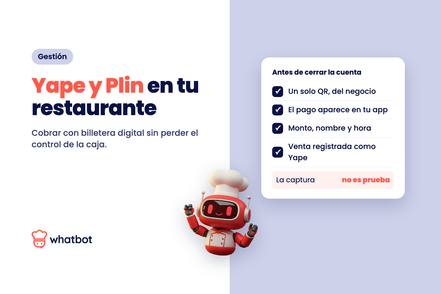 Yape y Plin en tu restaurante: cómo cobrar sin perder el control de la caja