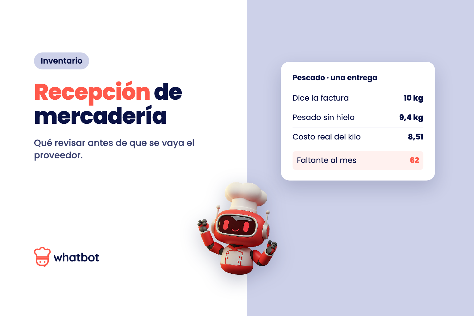 Recepción de mercadería en un restaurante: qué revisar antes de que se vaya el proveedor